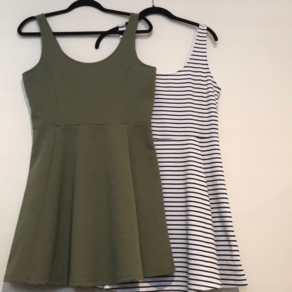 H&M scoop neck skater dresses